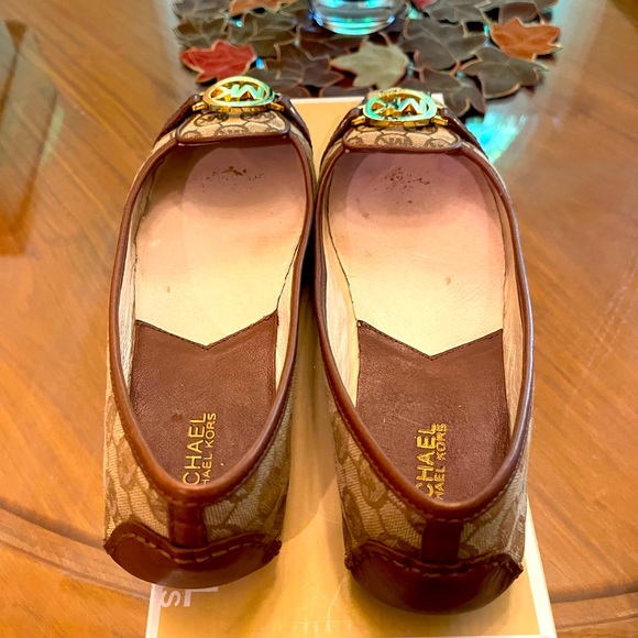 Michael Kors Fulton Moccasin Monogram Jacquard Flats - Picture 2 of 9